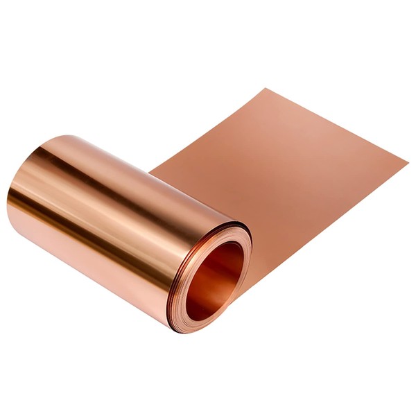 Mssoomm Pure Copper Foil Sheet Thin Cu Metal Foil Roll