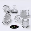 4 x Clear Standoffs, Glass Like, Acrylic, transparent spacers, plastic,