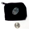 Moss Agate Worry Stone + Pouch