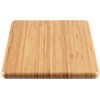 MUKLEI 4 Pack 11.8 Inches Square Bamboo Tray, Natural Bamboo