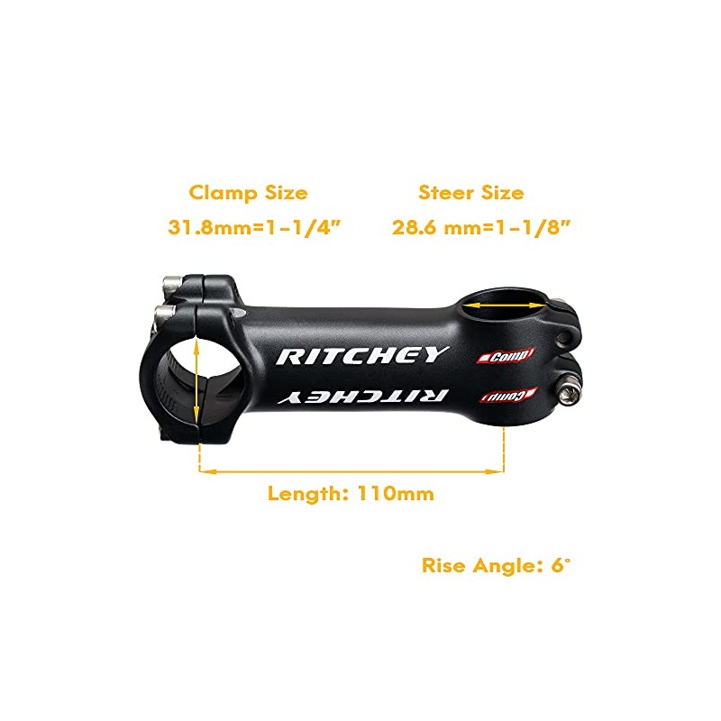 Ritchey Comp Stem 6 Degree Alloy for Mountain Road Cyclocross