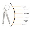 KAPSING Mini Screwdriver, Multifunctional Screwdriver Keyring, Pack of 2 Portable