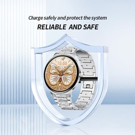 BOVUGAC [2 Pack] for LIGE FV12-A Smart Watch Fitness Tracker Charger, Magnetic Replacement USB Charging Cable Compatible with LIGE FV12-A Smart Watch Accessories(Black)