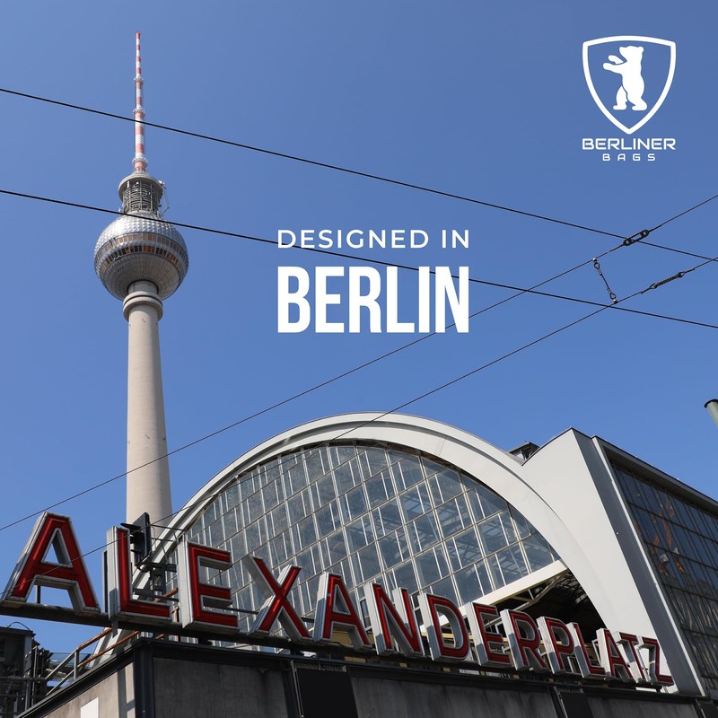 BERLINER BAGS Vintage Leather Wallet Brooklyn, RFID Blocking Wallet, Billfold