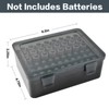 FULLCASE Battery Storage Organizer Holder Holds 54 AA AAA Batteries,