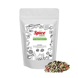 5 Colour Mixed Whole Peppercorns Dried (Black | White | Pink | Green | Pimento) Premium Quality Free UK P&P (450g)
