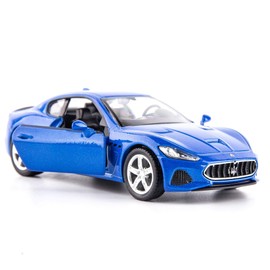 imtfzct 1/36 Scale Maserati GT Casting Car Model, Zinc Alloy Toy Car for Children, Pull Back Vehicles Toy Car for Toddlers, Children, Boys, Girls, Gift (Blue