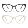 KoKoBin Cat Eye Reading Glasses for Women 2 Pairs Readers