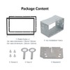 Universal Double DIN Installation Slot Metal Car Stereo Radio Mounting