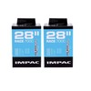 Impac 2pk Cycle Tubes 28" RACE - Presta Valve -