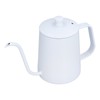 Coffee Kettle Stainless Steel Mini Portable White Thin Mouth Pour