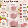 3-Piece Wheat Straw Food Storage Bowl Set for Meal Prep