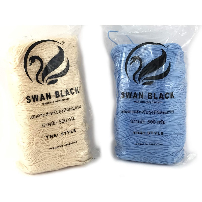 Swan Black, 500 g and Assortment of Accessories for Bags