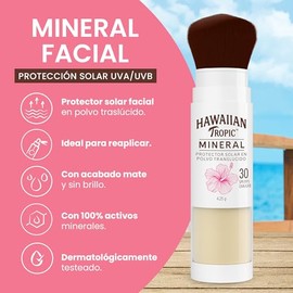 Hawaiian Tropic, Protector Solar Facial Mineral Brush 30 FPS 4.25g                                                                                    