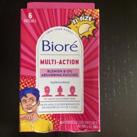 Bioré Biore Multi-Action Blemish & Oil Absorbing Patches 6ct. EXP 12/25