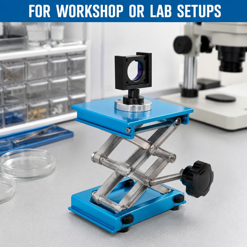 4-Inch Adjustable Aluminum Router Lift Table 5kg Capacity