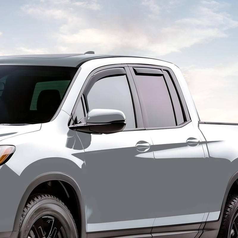Nilight in Channel Rain Guards for Honda Ridgeline 2017 2018