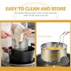 Frying Basket, Stainless Steel Pasta Basket, Fryer Basket with Long