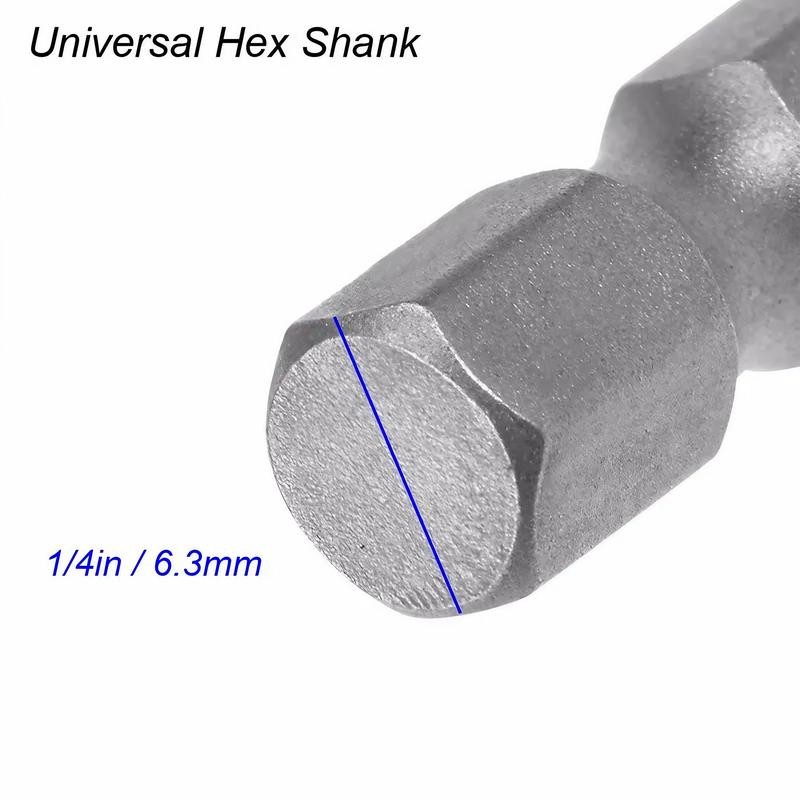 Magnetic Torx Head Screwdriver Bit Set, S2 Steel Long Drill