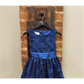 NAHANCO FG20214 Bridal Hanger, Black Wood Hanger with Silver Imprint (Flower Girl), 14” (1 Piece), Black w/Silver Imprint