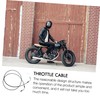MAGICLULU 1Pc Durable Motorcycle Throttle Cable Efficient Throttle Line for