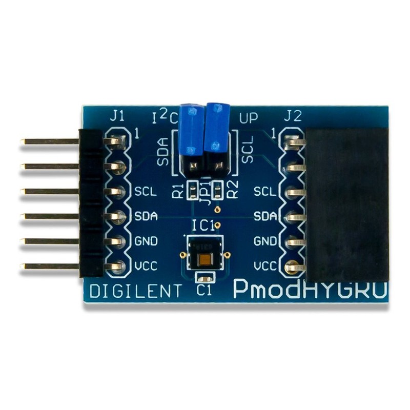 Digilent Pmod HYGRO: デジタル湿度と温度センサー。