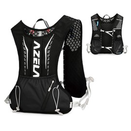 TRIWONDER 7L Running Hydration Vest, Lightweight Hydration Pack Hydro Daypack for Trail Marathoner Running Race Cycling Backpack (03 Black 7L - Vest Only, One Size)