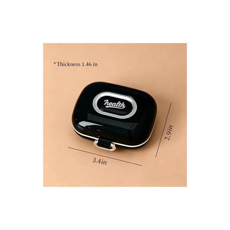 Pill Box 7 Days with Stickers, Set of 2 Pill