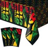 ceiba tree 3 Pack Juneteenth Tablecloth 54x108 Plastic Happy Juneteenth