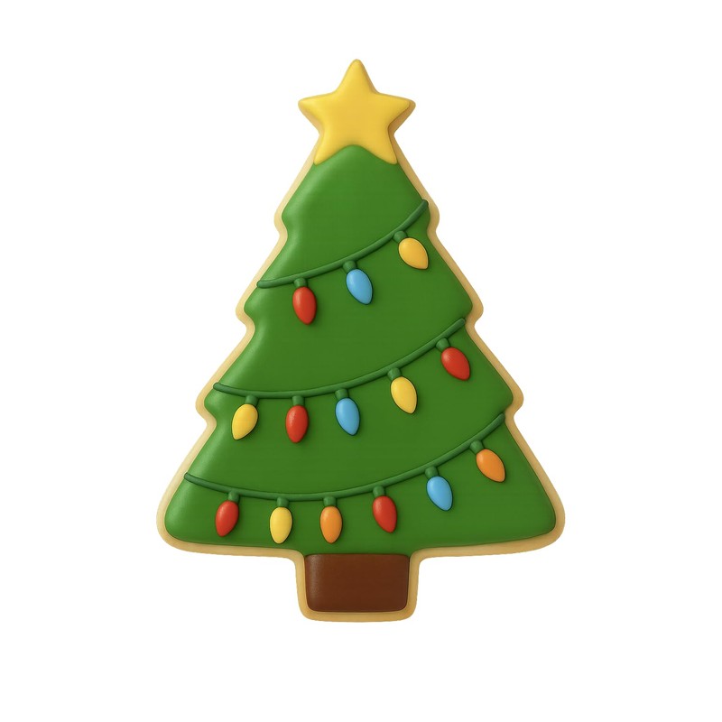 Foose Christmas Tree Cookie Cutter 5 Inch –Tin Plated Steel