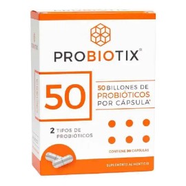 Probiotix | 50 Billones De Probióticos | 2 Cepas | 30 Cáps.