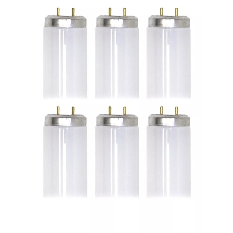 GE Lighting (6 tubes) GE F40T12 Fluorescent Bulbs, 48 inch