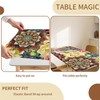 artslion Rectangle Waterproof Tablecloths Elastic Edge for Secure Fit-30 x