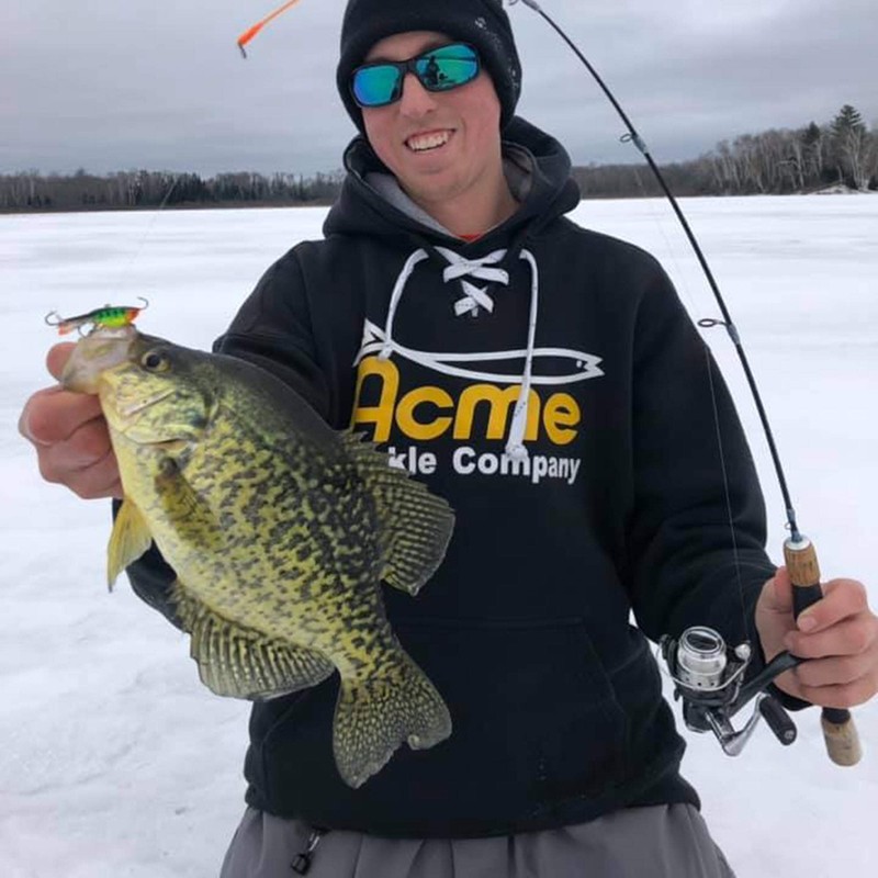 Acme Tackle Hyper-Glide Artificial Fishing Bait, Perch Chrome, 2.5"