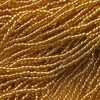 Seed Beads 10/0 Czech Silver Lined Gold (one Hank Pack)