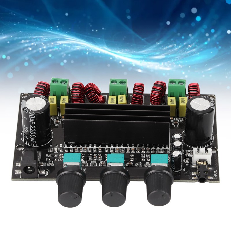 Digital Power Amplifier Board 80W+80W+100W 2.1 Channel Power Amplifier Board