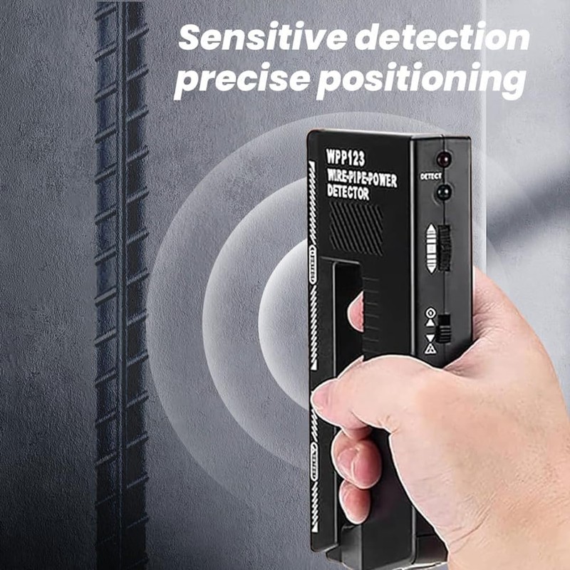 Snblzhef Wire Pipe Power Detector, Adjustable Alert Pipe Power Wall