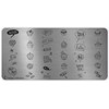 MoYou's XL Trendy plates collection 2, comics designs stamping template,
