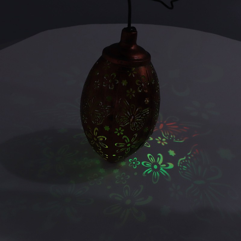 Solar Lantern IP65 Waterproof Plastic Iron Material Hanging Design Insect