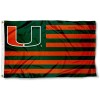 Unbranded MIAMI HURRICANES 3'X5' FLAG BANNER ***100% FULL COLOR ON