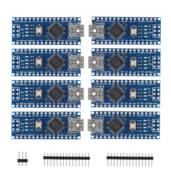 DORHEA 8Pcs for Nano V3.0 ATmega328P Nano Board CH340 5V