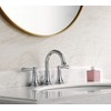 TimeArrow Chrome Two Handle 8 inch Widespread Bathroom Sink Faucet