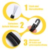 Bungee Cords with Hooks Pack of 20 - 10 cm