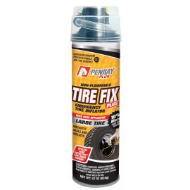 Penray 80862 Tire Fix Plus Emergency Tire Inflator – with Hose - 22-Ounce