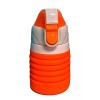 Ibrey Botella Plegable Para Agua Deportes Silicon Anti Derrames