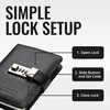 Vaultz Secure Locking Password Book (6.5" x 4.25") - 3-Digit