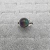 Sterling Mood Ring in Sterling Silver Plated, Color Changing Ring