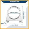Partuto Round U Bolt Muffler Exhaust Clamps for Car /