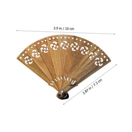 STOBOK Mini Fan Decor Cooling Fan Bag Accessories Portable Fan Small Fan Mini Keychain Foldable Fan Portable Neck Fan Cooler USB Fan Collapsible Window Fan Of The Lid Car Pendant Wooden