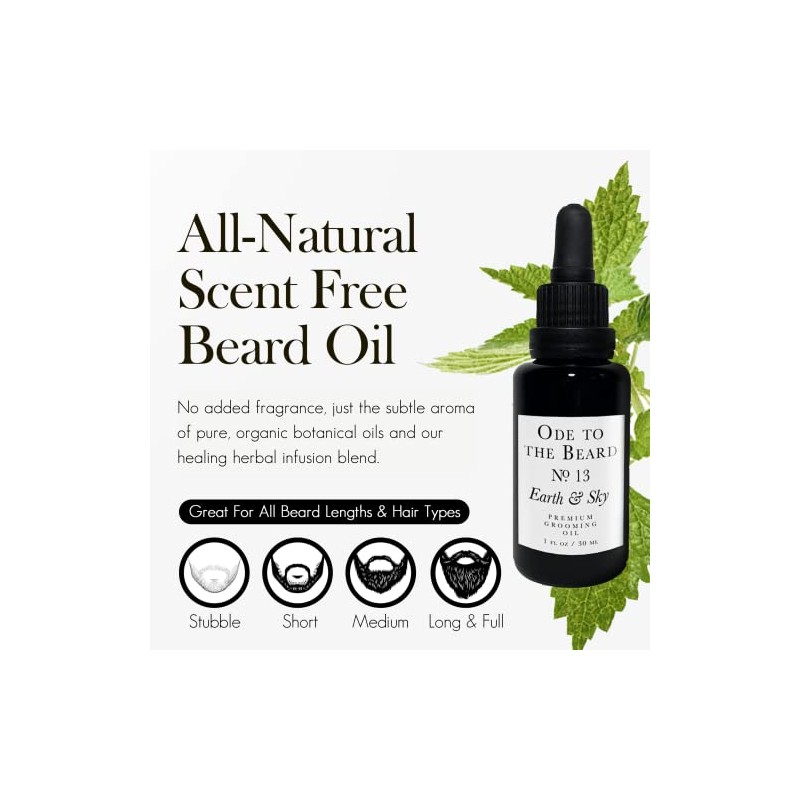 Vegan Mia Aceite Orgánico para Barba Usda para Hombres